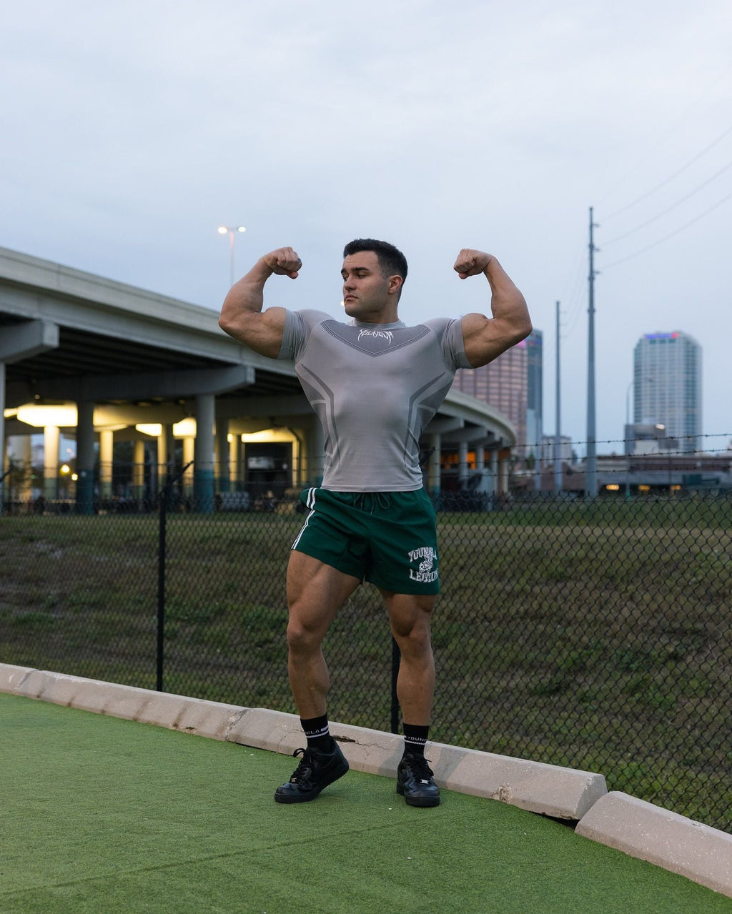 1006 Flying Skull Shorts